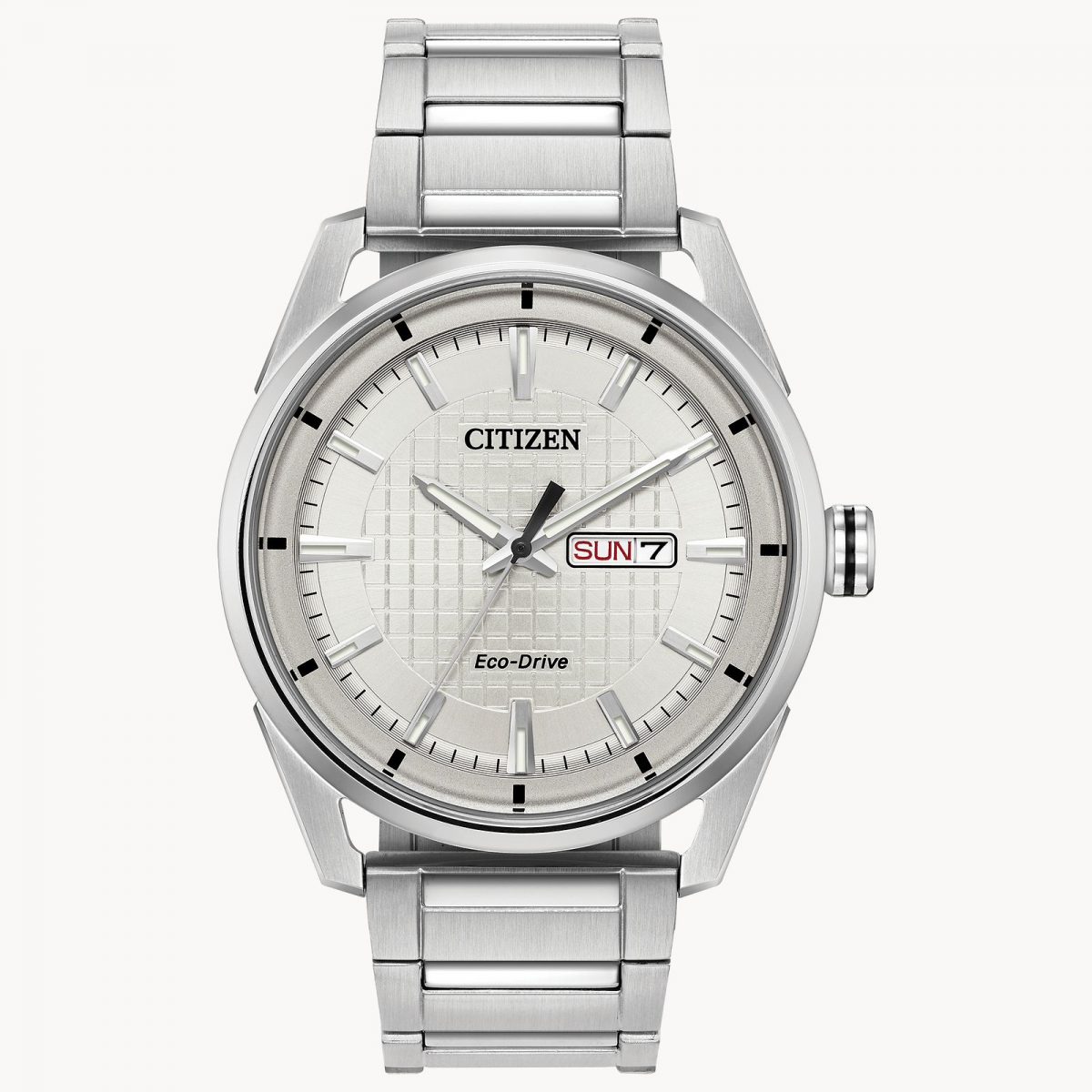 Citizen CTO Eco-Drive Silver Stainless Steel Watch (AW0080-57A)