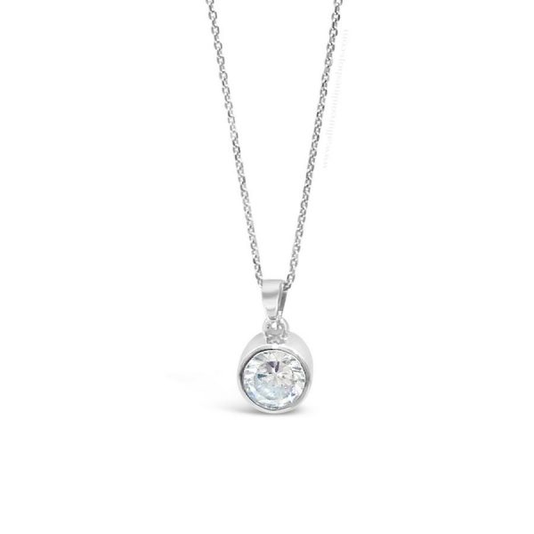 Absolute Kids Silver Solitaire Necklace (HCP203)