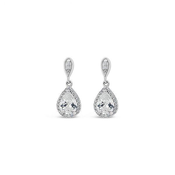 Absolute Jewellery Sterling Silver Drop Earrings (SE174SL)