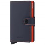 Secrid Miniwallet Matte Nightblue and Orange