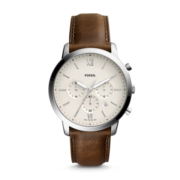 Fossil Neutra Chronograph Brown Leather Watch (FS5380)