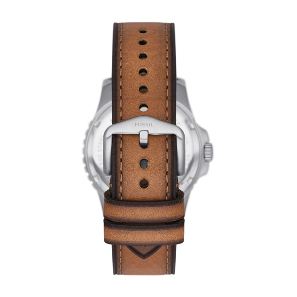 Fossil Blue Three-Hand Date Tan Eco Leather Watch (FS5946)
