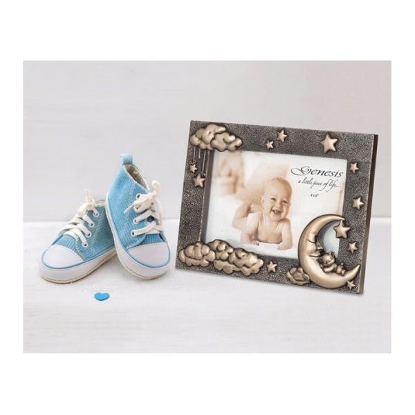 Genesis Moon and Teddy Picture Frame 7x5 (SS025)