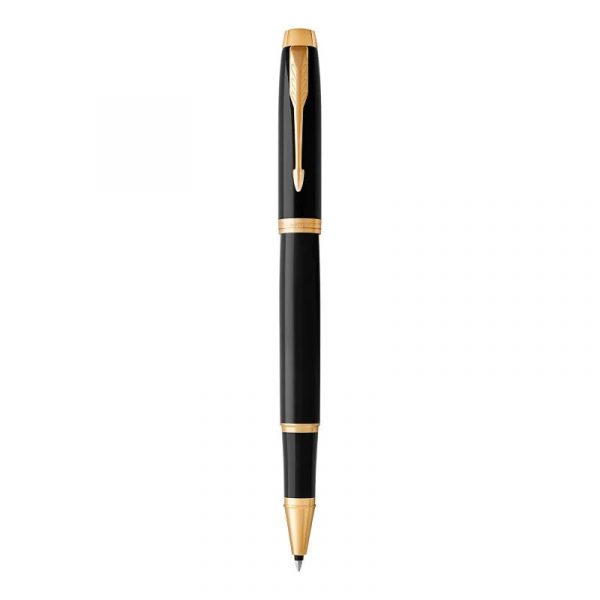 PARKER IM BLACK GOLD TRIM ROLLERBALL PEN (1931659)