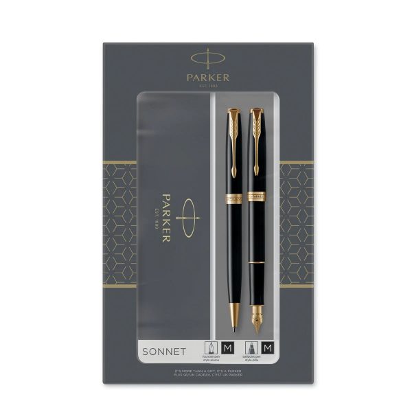 PARKER SONNET DUO GIFT SET WITH BALLPOINT PEN & FOUNTAIN PEN (2093371)