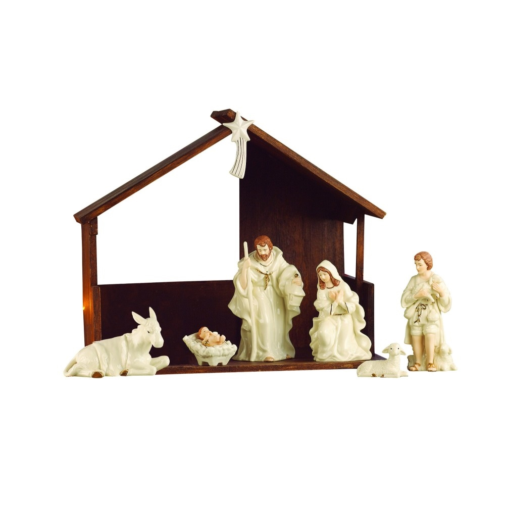 7249.1 BELLEEK LIVING 9 PIECE NATIVITY SET (7249)