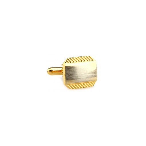 Rectangle Gold Plated Cufflinks (CL3001)