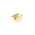 Oval Gold Plated Cufflinks (CL3003)