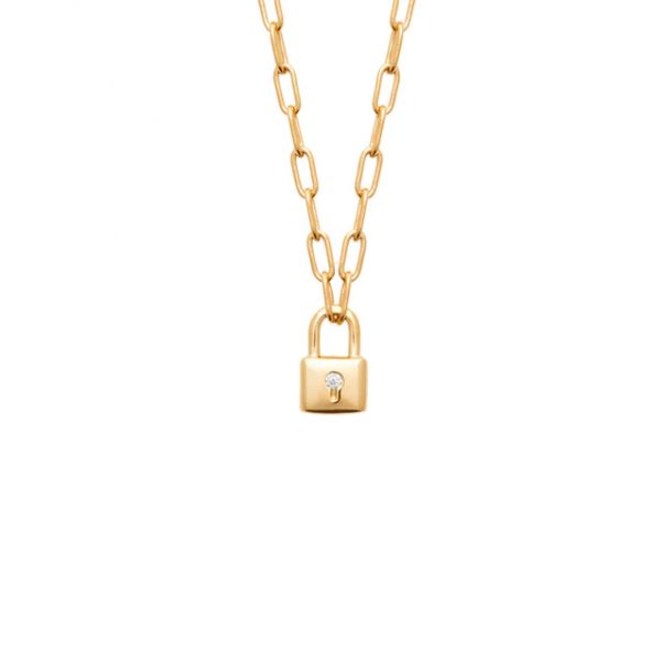 BURREN JEWELLERY LOCKING FOR LOVE NECKLACE (N0851)