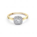 18ct Yellow Gold Diamond Engagement Ring