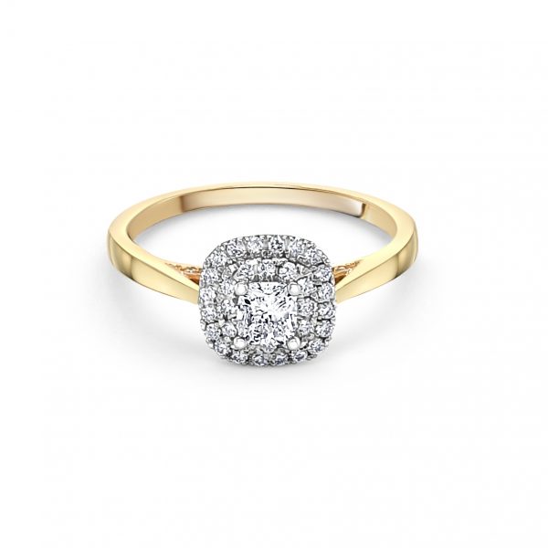 18ct Yellow Gold Diamond Engagement Ring