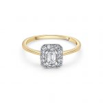 18ct Yellow Gold Diamond Engagement Ring