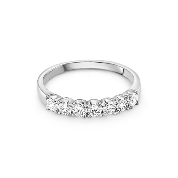 18ct White Gold 7 Stone Diamond Ring