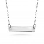 Cathal Barber Goldsmith Sterling Silver Balance Bar Necklace