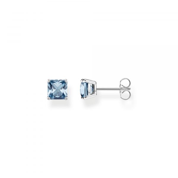 Thomas Sabo Blue Stone Stud Earrings (H2174-009-1)