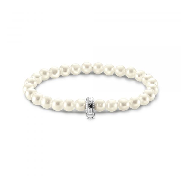 Thomas Sabo Pearl Charm Bracelet (X0284-082-14-L19)