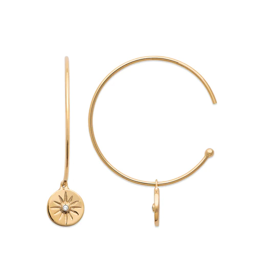 Burren Jewelley Im So In Love With U Hoop Earrings (E0526A)