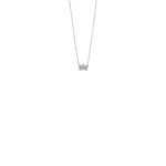 Absolute Jewellery Kids Silver Crown Necklace (HCP226)