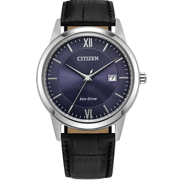 Citizen Men's Black Leather Strap Watch (AW1780-09L)