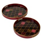 Mindy Brownes Haralson Trays Set/2 (FCH035)