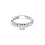 Cathal Barber Goldsmith 18ct White Gold Engagement Ring