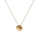 Cathal Barber Goldsmith 18ct Gold Shell Pendant with Pearl