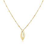 Cathal Barber Goldsmith 9ct Gold Mini Navette