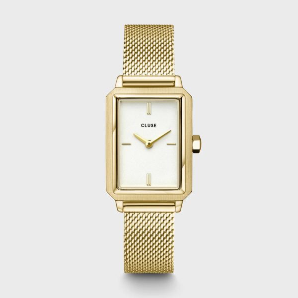 Cluse Gold Fluette Mesh Watch (CW11508)