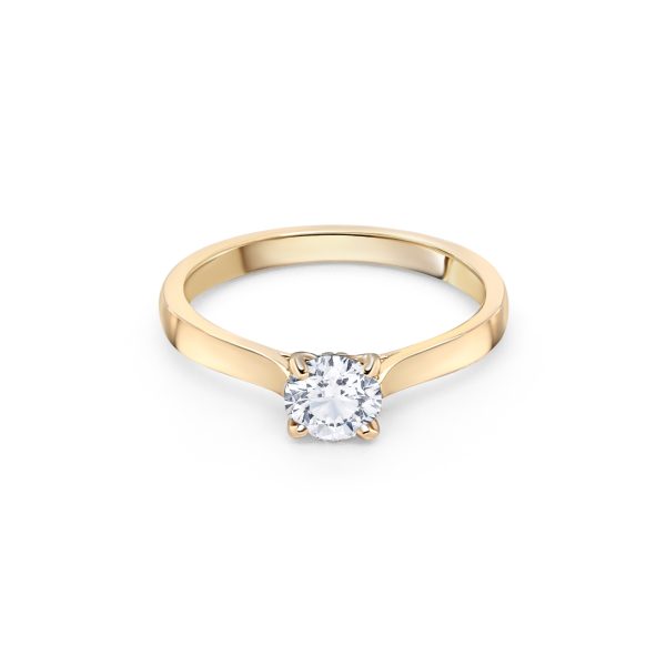 Cathal Barber Goldsmith 18ct Gold Solitaire Engagement Ring