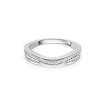 18ct White Gold Wedding Ring