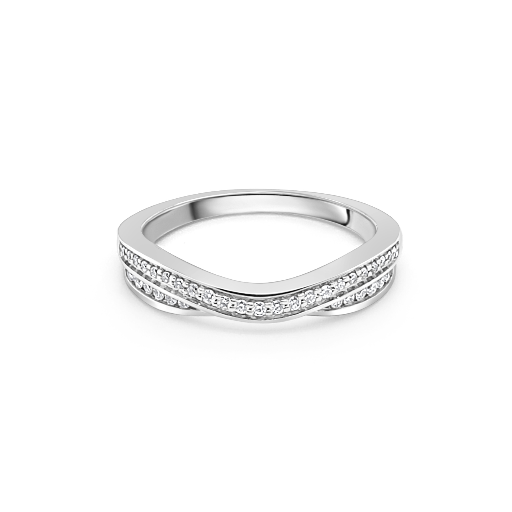 18ct White Gold Wedding Ring - RJ Barber & Sons