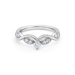 18ct White Gold 9 Stone Eternity Ring