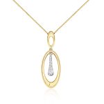 9ct Yellow Gold Necklace (P4537YW/10C-10)