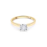 9ct Yellow Gold Engagement Ring (10070YW/25-10)