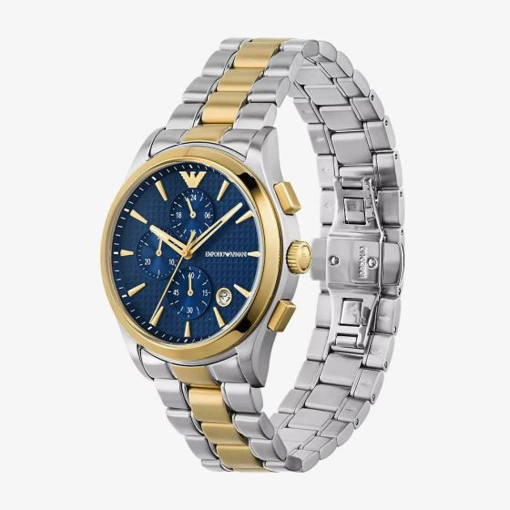 Armani Paolo Blue Chronograph Watch (AR11579)