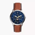 Fossil Neutra Moonphase Multifunction Brown LiteHide™ Leather Watch (FS5903)