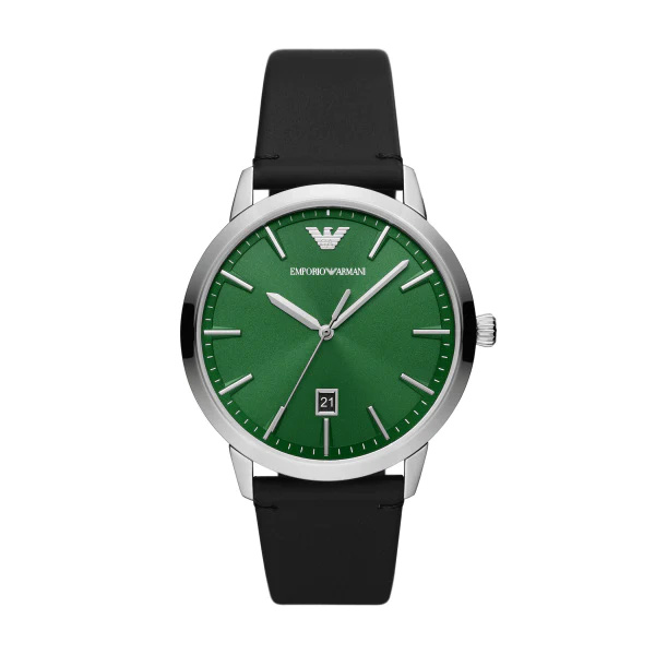 Emporio Armani Stainless Steel Green Dial Watch (AR11509)