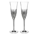 Waterford Crystal Lismore Diamond Essence Flute 8 OZ Set/2 (1060605)