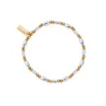 ChloBo Mixed Metal Twisted Oval Bracelet (GMBTOVAL)