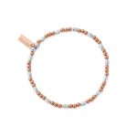 ChloBo Mixed Metal Dainty Sparkle Bracelet (MBDSP)