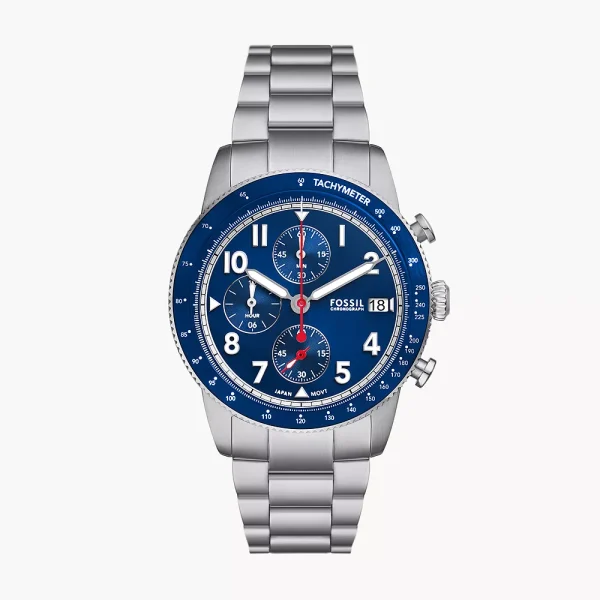 Fossil Sport Tourer Chronograph Stainless Steel Watch (FS6047)
