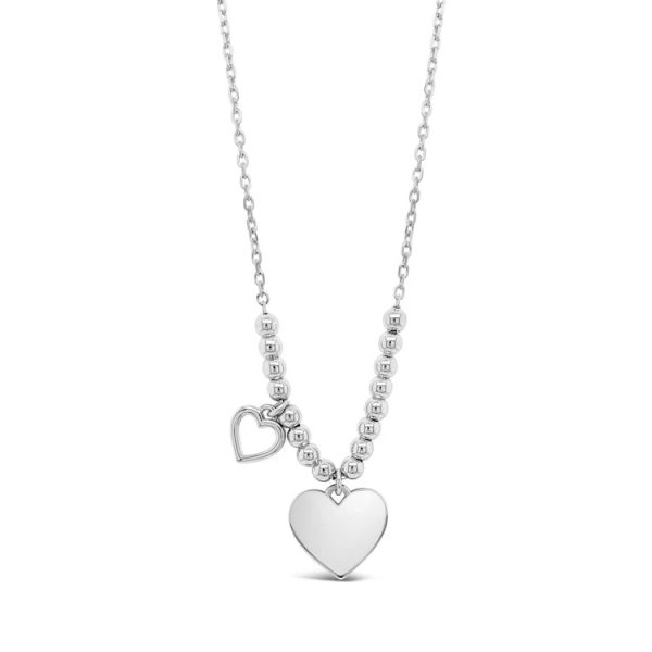 Absolute Silver Heart Necklace (SP251SL)