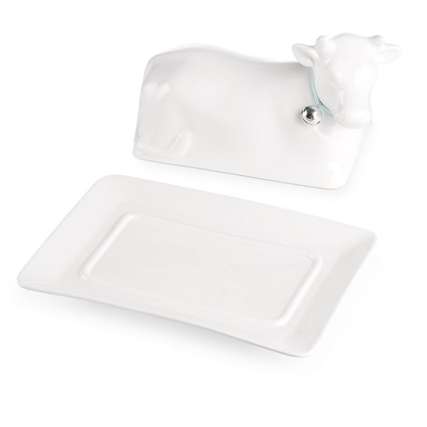 Newbridge Whiteware Cow Butterdish (CX501)