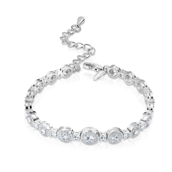 Newbridge Clear Cubic Zirconia Bracelet (BR920)