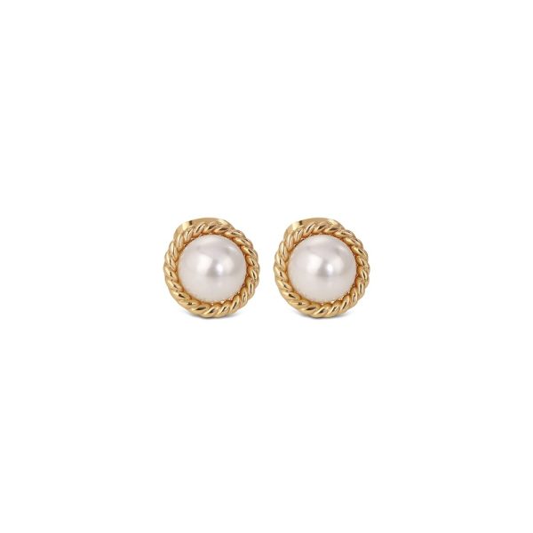 Newbridge Silverware Sappho Pearl Stud Earrings (ER2901)