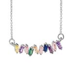 Newbridge Silverware Multi Coloured Stone Necklace (NL23423)
