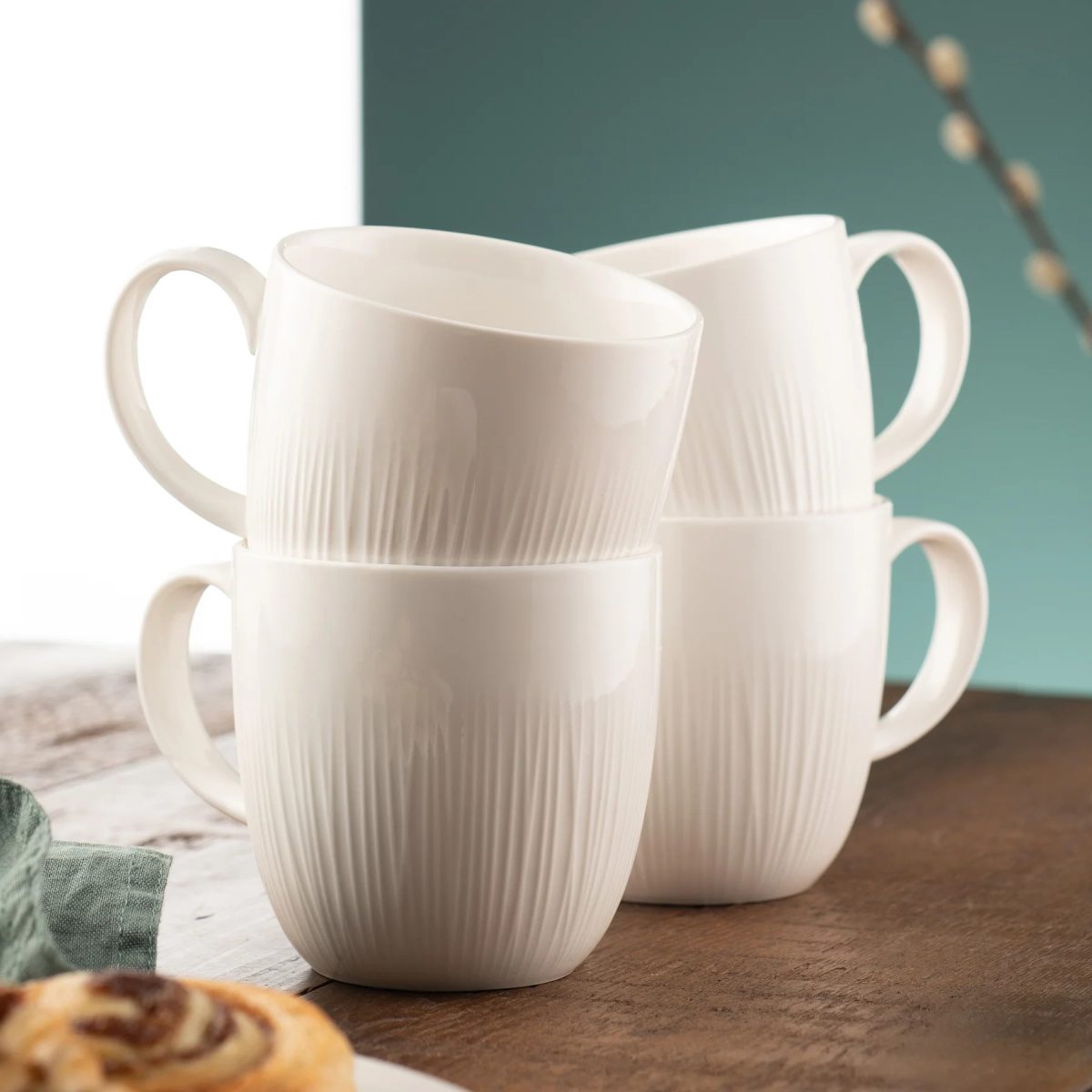Belleek Living Erne Mug Set of 4 (9303)