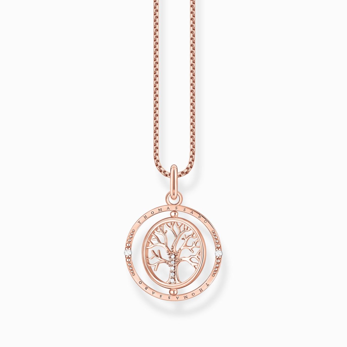 Thomas Sabo Necklace Tree of love rose gold (KE2148-416-14-L45V)