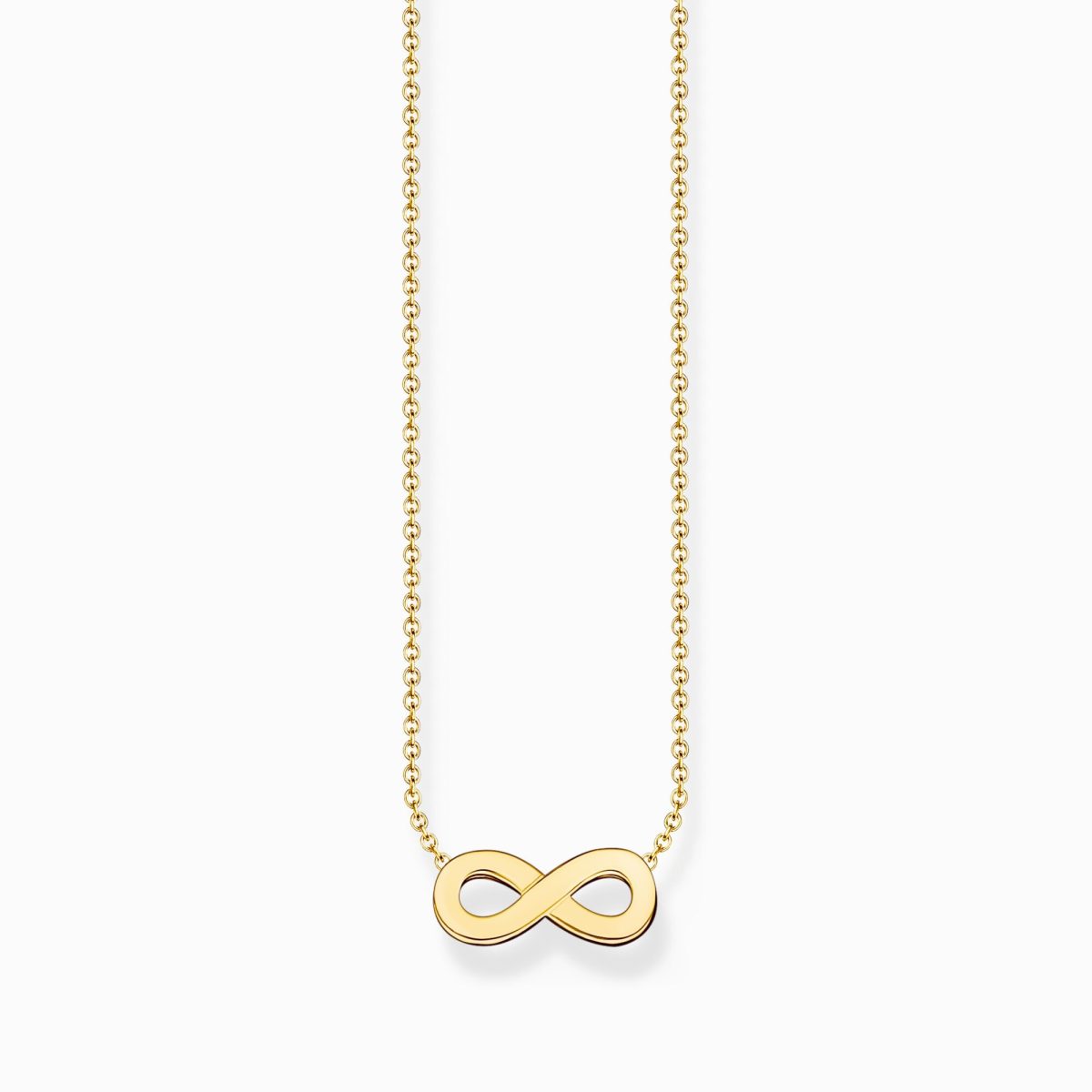 Thomas Sabo Gold-plated necklace with infinity pendant (KE2221-413-39-L45V)