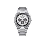 Citizen Forza Super Titanium (42mm) Textured White Chronograph Dial / Super Titanium Bracelet (CA4610-85A)